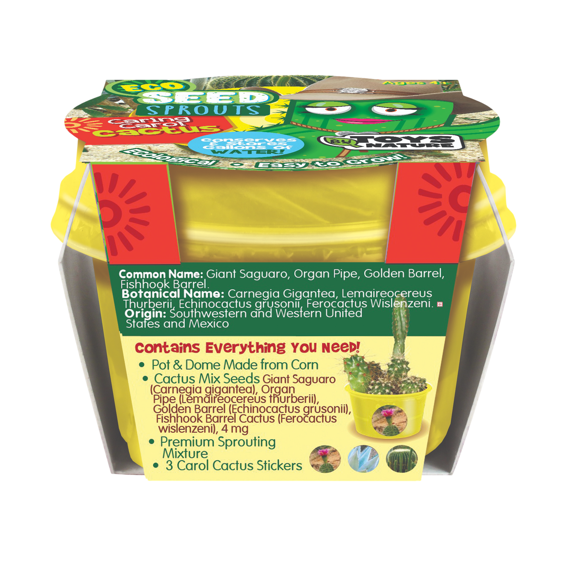 Eco Seed Sprouts 6 Variety Assortment Pack – 1 of Each