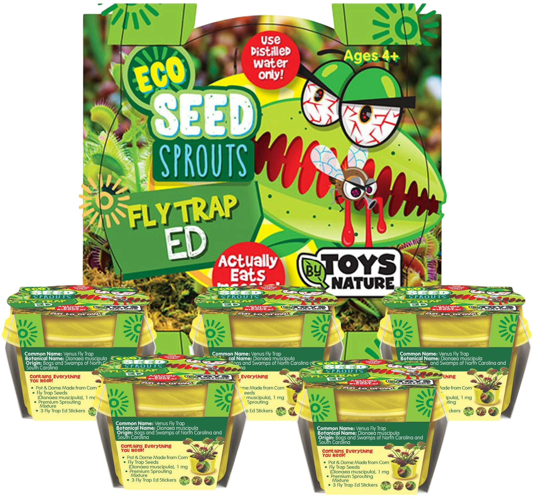 Eco Seed Sprouts Flytrap Ed - Multipack of 5