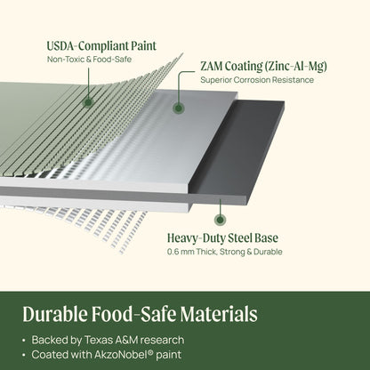 17" Tall 4 In 1 Small Modular Metal Raised Garden Bed Kit