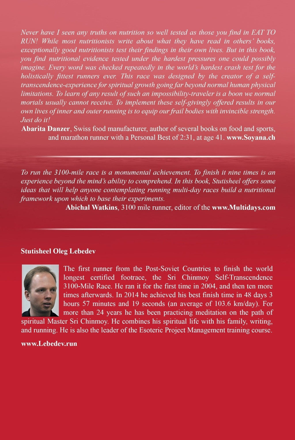 e-Book: Eat to Run. Holistic nutrition for the ultra-marathon runner